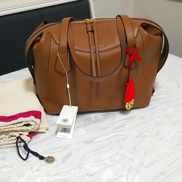 Tory Burch Handbags - Tory Burch Perry Leather Satchel Bag